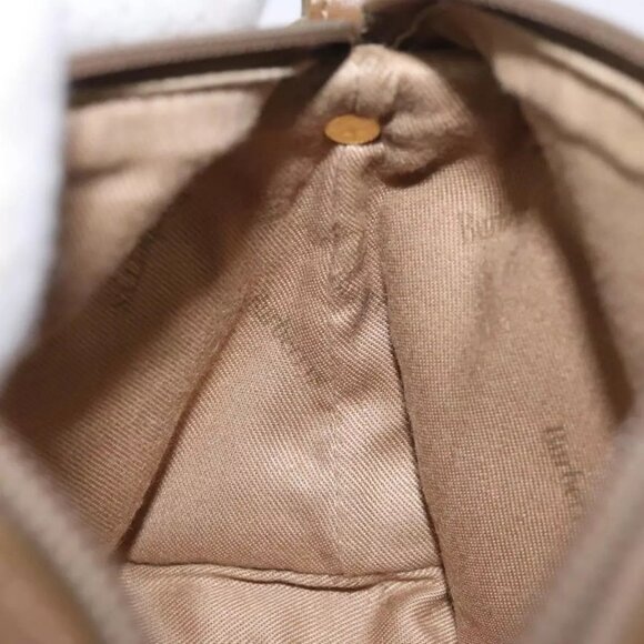 Burberrys Shoulder Bag PVC Beige Gold Auth BA464 - Picture 13 of 16